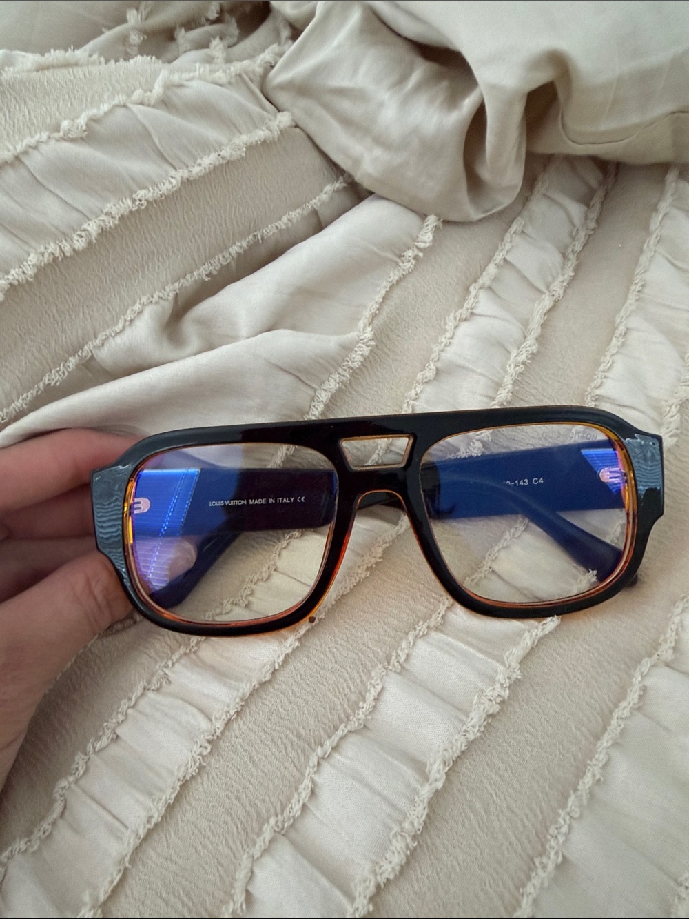 Louis Vuitton Black  Lens Glasses
